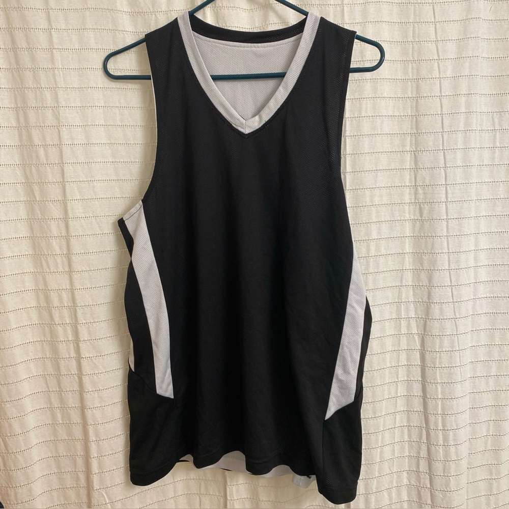 Men’s Small Jersey Black White Athletic Sports Gym
